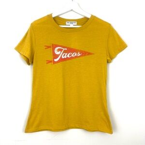 Nordstrom Sub Urban Riot Yellow Short Sleeve Taco Logo T-Shirt
